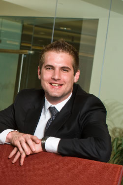 photo of a finance student