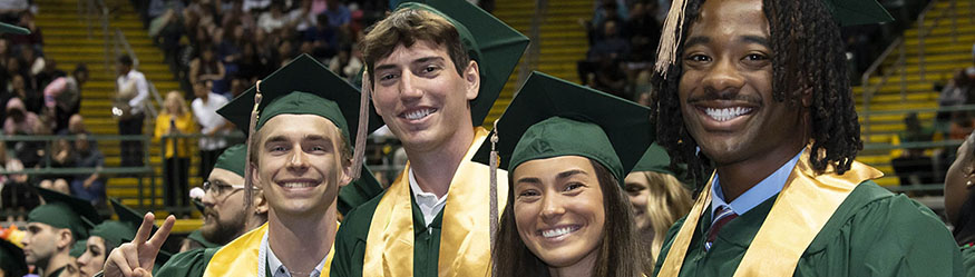 photo of graduates at commencement