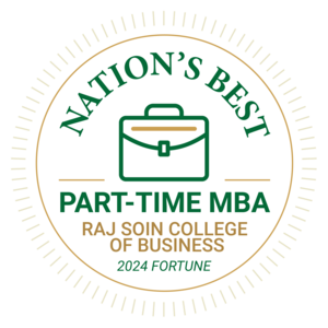 RSCOB Nation's Best Part Time MBA 2024 Fortune