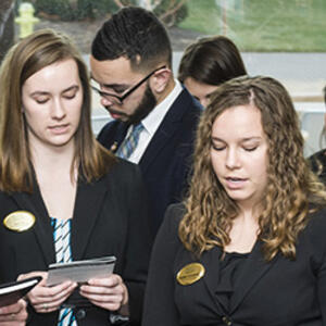 photo of students at professional development day